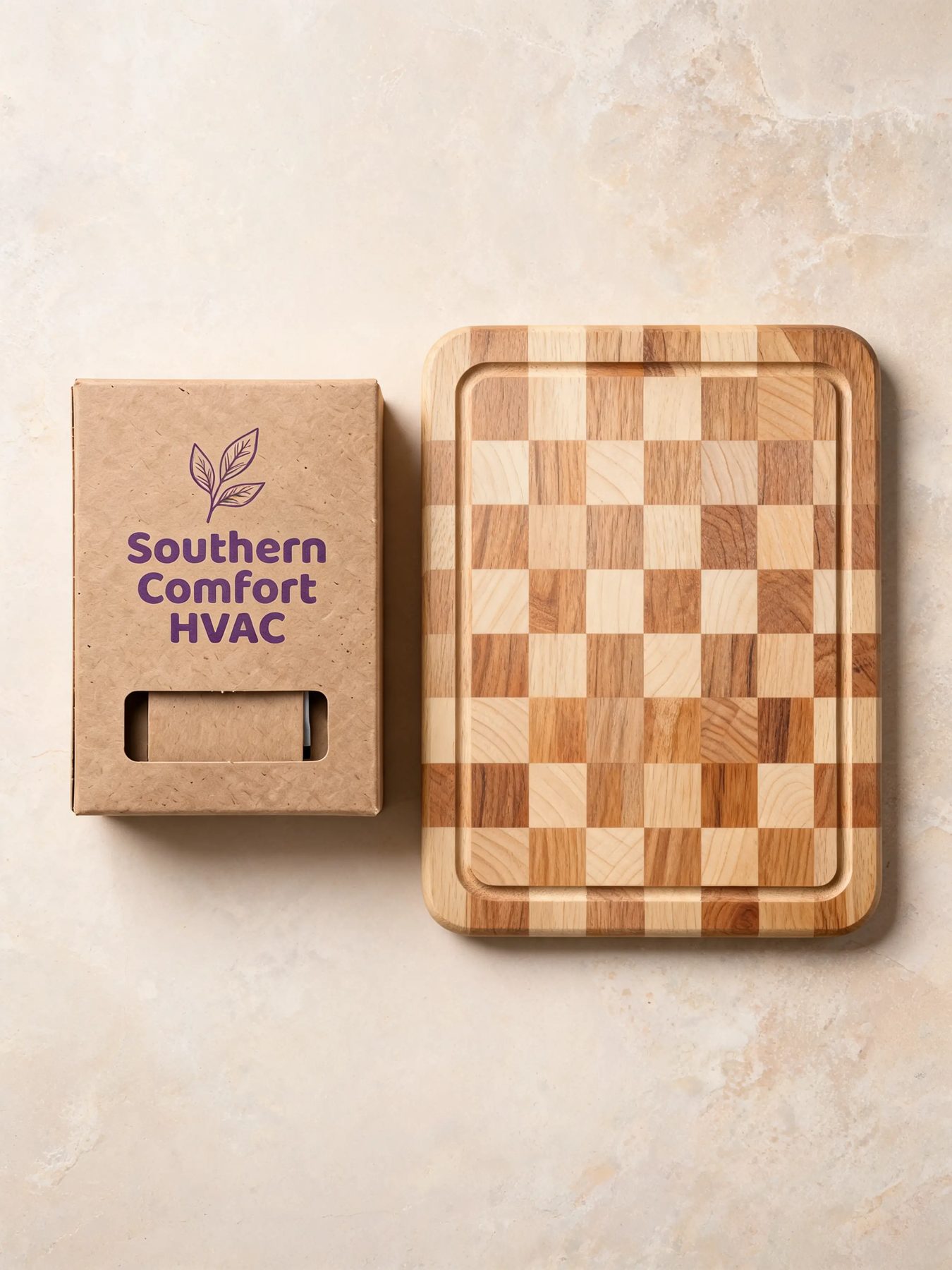 End-Grain Oak Board